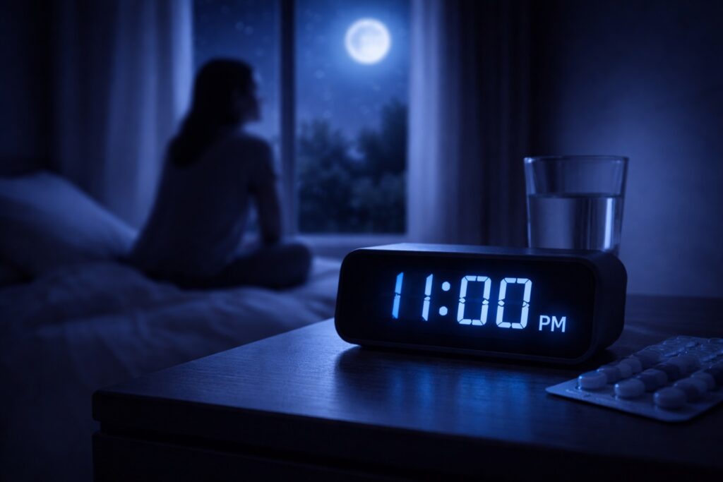 O que é melatonina e como ela ajuda no sono em caso de insônia noturna.
